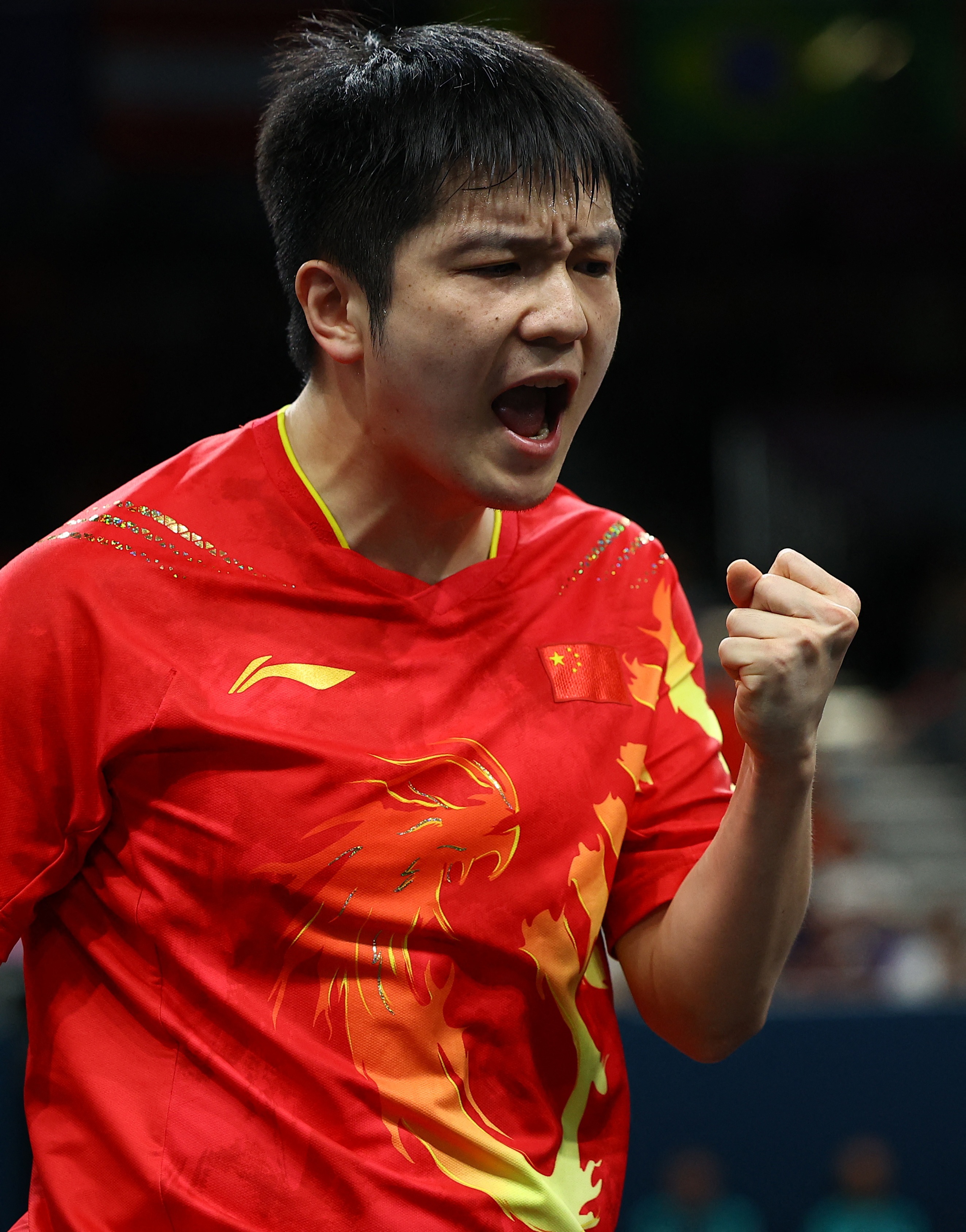 关于中国乒乓球队轻取法国乒乓球队，樊振东打破历史纪录的信息